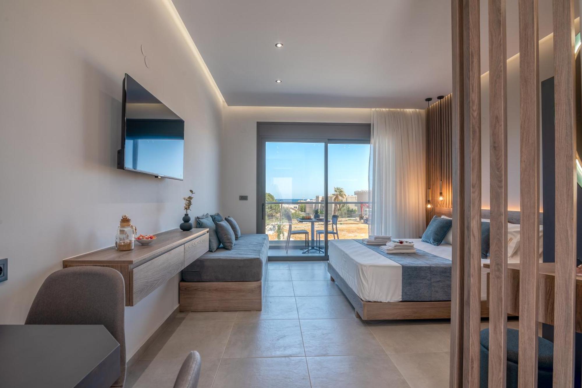 Litinakis Studios Sea View & Litinakis Studios Garden View 700 Meters Away Agia Marina Dış mekan fotoğraf