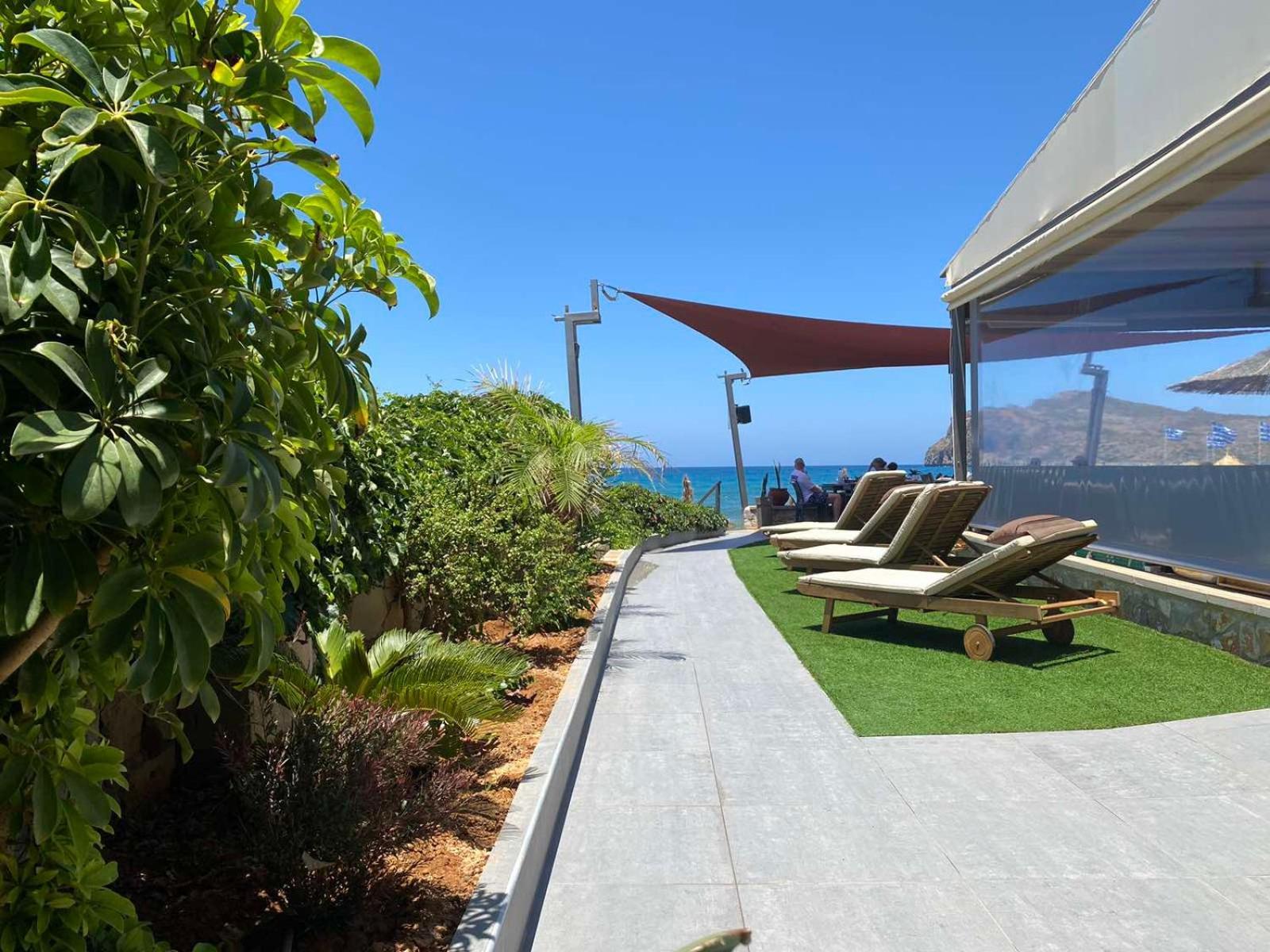 Litinakis Studios Sea View & Litinakis Studios Garden View 700 Meters Away Agia Marina Dış mekan fotoğraf